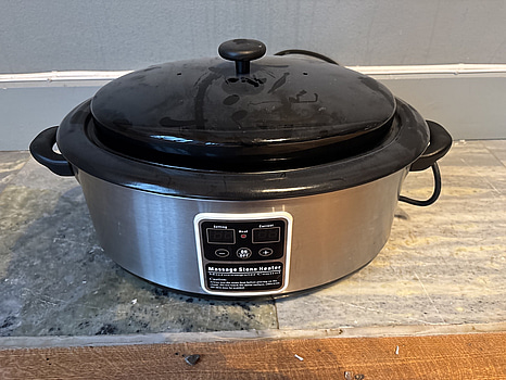 PUBLICERA INTE.           Massage Stone Heater
