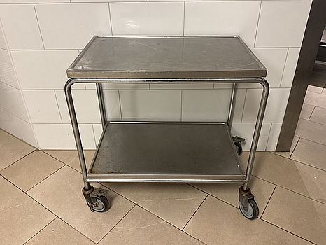 Rostfri vagn Hallins | 80x52x81 cm