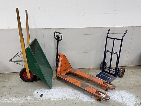 Palldragare, skottkärra, säckkärra