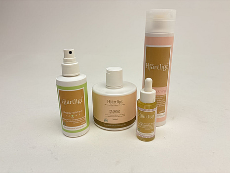 Hårvårdsprodukter Hjärtligt