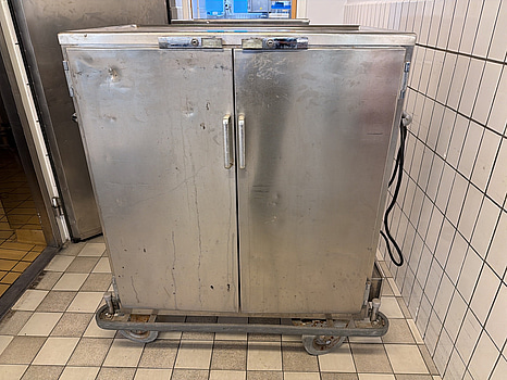 Värmehållningsvagn, rullbar, rostfritt