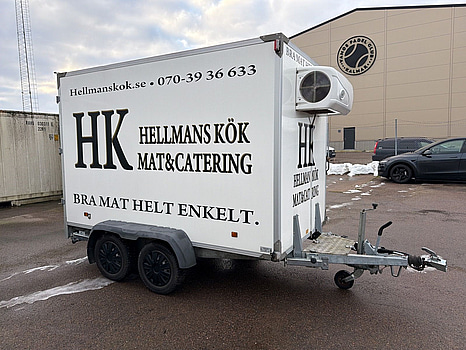 Frysskåp - Släp, DE FORENEDE TRAILERFABRIK 2017F3 -2015