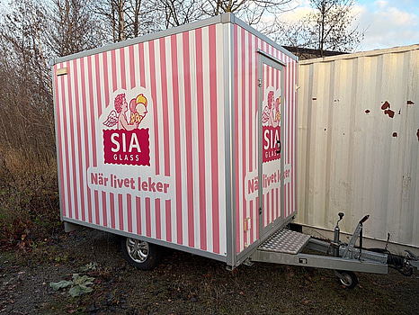 Glassvagn, SIA-glass, 2015