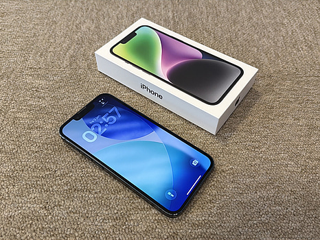 iPhone 14, 256 GB, blå