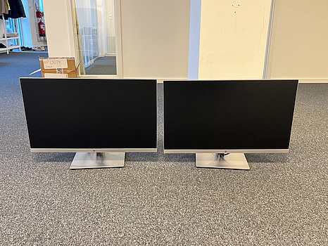 2 st skärmar 27", HP EliteDisplay E273q