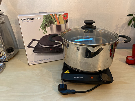 Spisplatta och kastrull