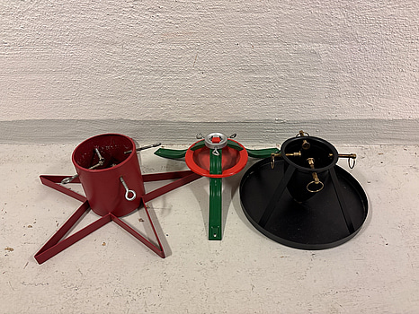 3 st. Julgransfötter