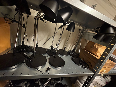 9 st. Skrivbordslampa