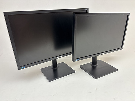 2 st. Datorskärmar Samsung S27E650D, 27 tum och S24C650PL, 24 tum