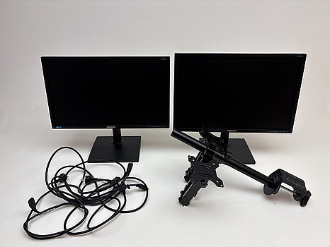 2 st. Datorskärmar Samsung, S24C650 inkl. stativärm