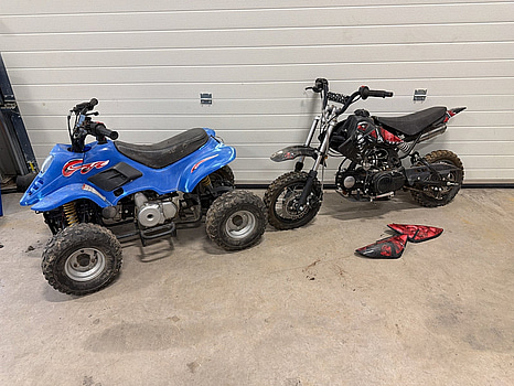 Mincross & fyrhjuling, Rep-objekt