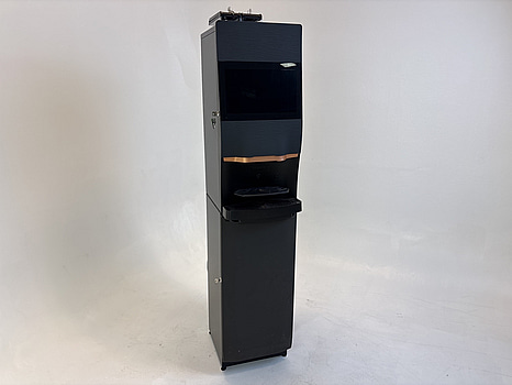 Kaffemaskin De Jong Duke Avy och skåp med sopkorg