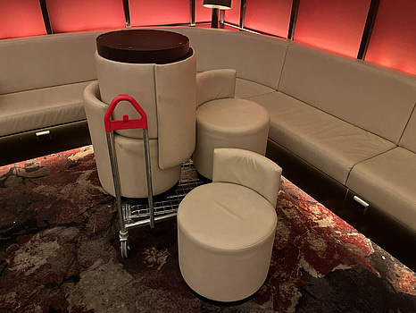 4 st. Sittpuff, fåtölj