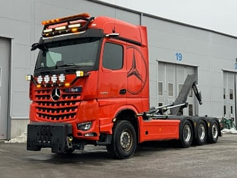 Tridemväxlare Mercedes-Benz Arocs 15.6 3758 PowerShift -2023 | JOAB 24 ton | Plogutrustad