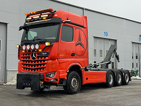 Tridemväxlare Mercedes-Benz Arocs 15.6 3758 PowerShift -2023 | JOAB 24 ton | Plogutrustad