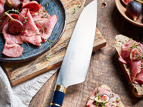 2 st. Kockkniv Bon Centuri Chefs Knife, 20 cm, Marine blue.