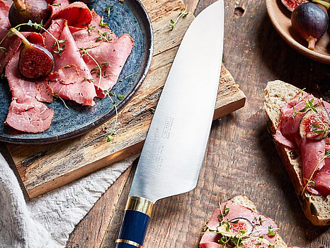 2 st. Kockkniv Bon Centuri Chefs Knife, 20 cm, Marine blue.