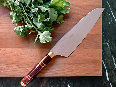 2 st. Kockkniv Bon Centuri Chefs Knife, 20 cm, Bordeaux red