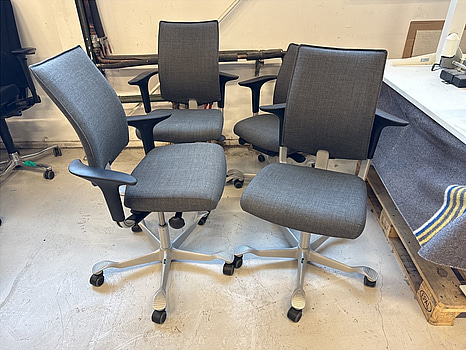 4 st kontorsstolar, HAG