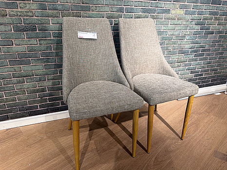 Leone matstol, grå, 2 st, Venture Home