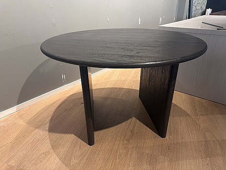 Runt matbord, mörk trä, Venture Home