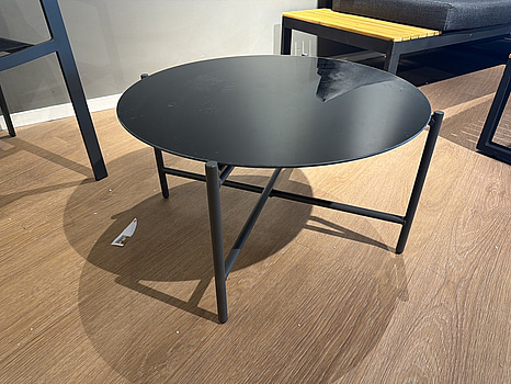 Glasbord, svart, Venture Home