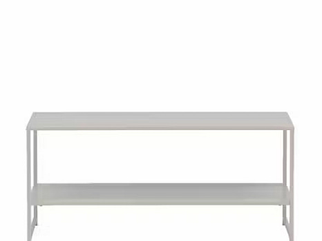 Staal end table, vit, Venture Home