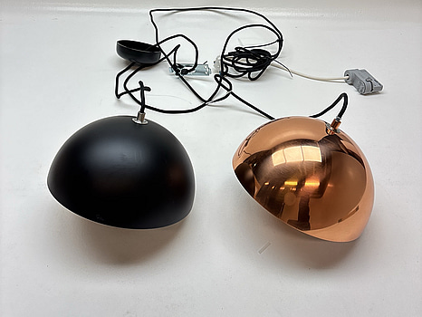 2 st. Taklampor, Verner Panton Flower pot, Totalt ord. pris inkl. moms: ca 2680 kr st