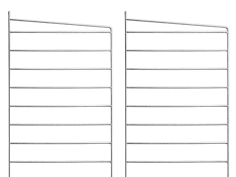 2 st. Vägggavlar String, galvaniserad 50x30 cm. Ord. pris inkl. moms: ca 929 kr.