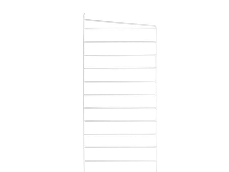 4 st. Väggavel String, vit, 75x30 cm.