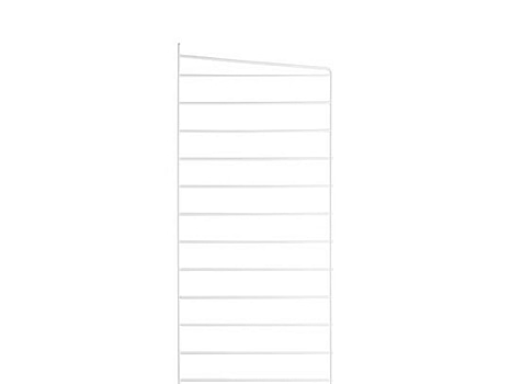 2 st. Väggavel String, vit, 75x30 cm.