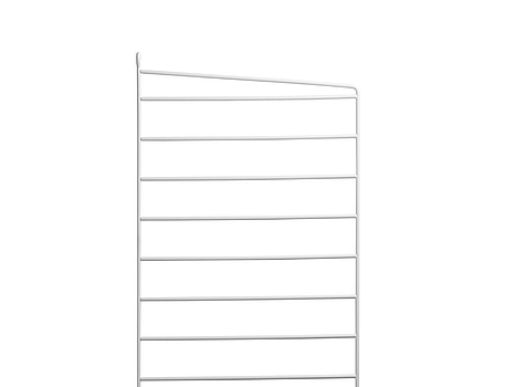 6 st. Väggavel String, vit, 50x30 cm.