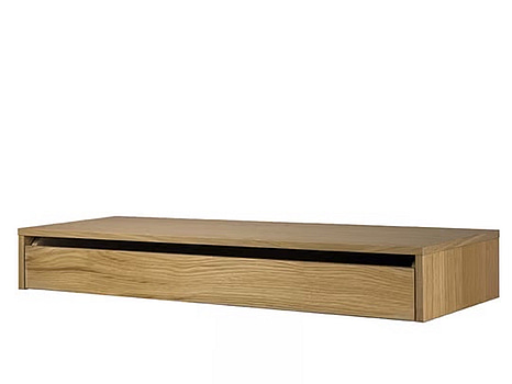 Förvaringslåda Pythagoras, L Natural Oak H110xD270xW800 mm