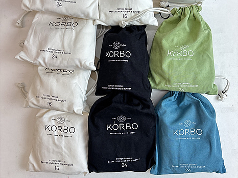 Tvättpåsar Korbo, diverse färger och storlekar. Ord. pris inkl. moms: ca 3471 kr.