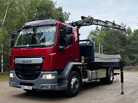Kranbil DAF FA LF290I -2016 | Palfinger-kran & Bakgavellyft
