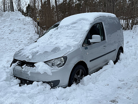 Skåpbil Volkswagen Caddy -2011 | Reperationsobjekt