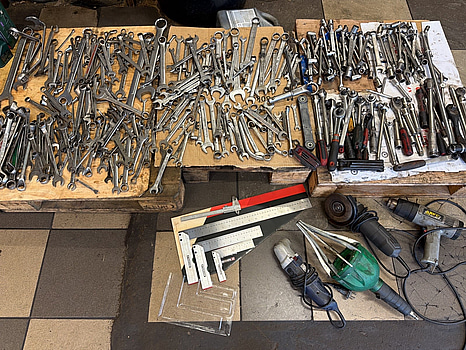 Stort Parti handverktyg & maskiner