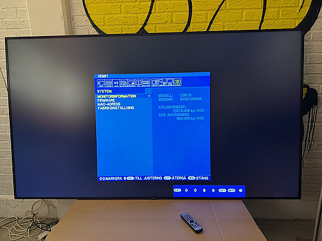 NEC MultiSync C981Q – 98” professionell storbildsskärm (4K UHD)