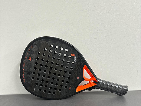 Padelracket, Bullpadel, Hack 03 Hybrid, svart/orange.