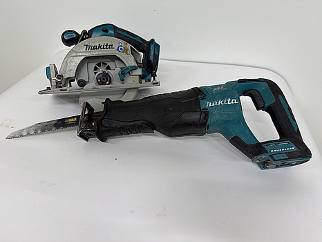 Cirkelsåg Makita DHS680, tigersåg Makita DJR187