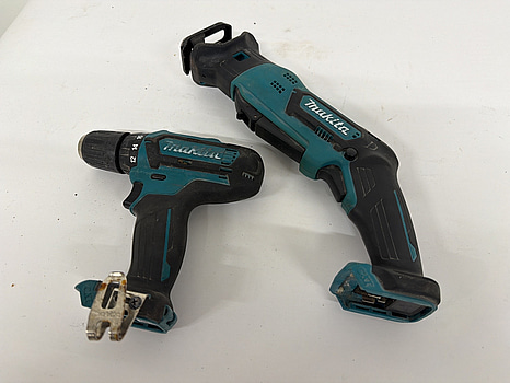 Skruvdragare Makita DF331D, tigersåg Makita JR105D