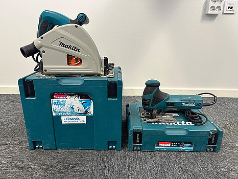 Sänksåg Makita SP6000 & Sticksåg 4351FCT, sladd