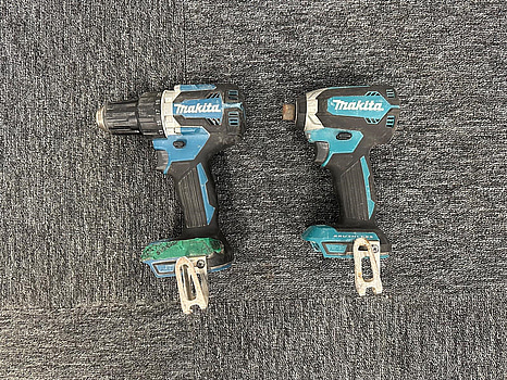 Slagskruvdragare Makita DTD153 och skruvdragare DDF484