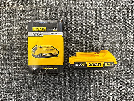 Oanvänt 18V XR batteri Dewalt