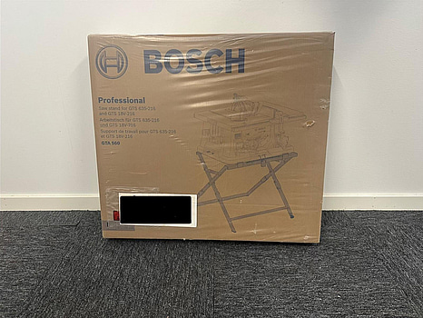 Oanvänt sågbord Boch GTA 560