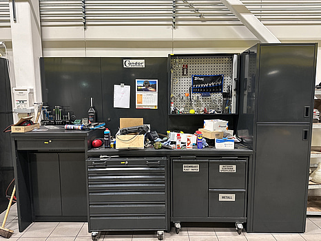 Arbetsstation Condor Werkzeug