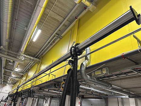 Avgassystem inkl. metallskenor