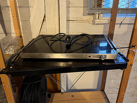 2 st värmeplattor, Hendi/ StayHot samt drinkblandare