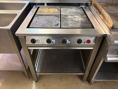 Restaurangspis, fyra plattor, rostfritt stål, Fribergs