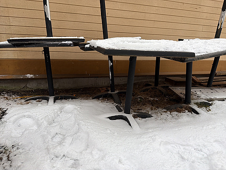 Bordsunderrede för utomhusbruk, 8 st